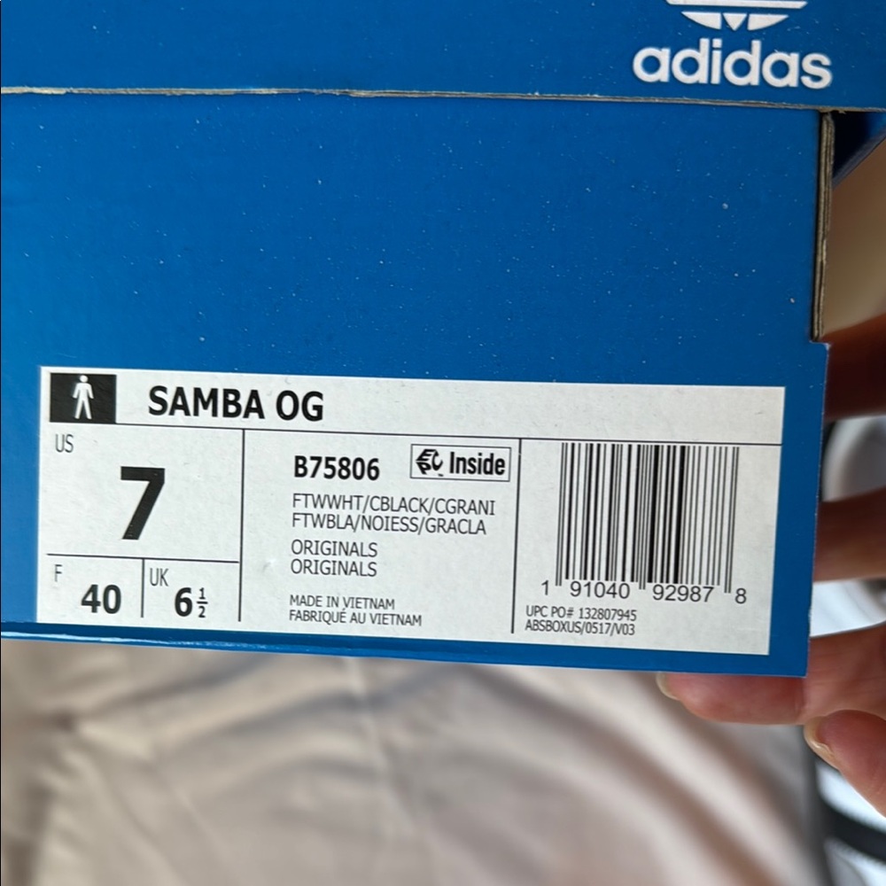 NIB Adidas Samba OG Men's Sneakers - Picture 2 of 7